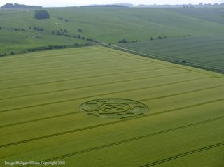 aerial of Hackpen HIll