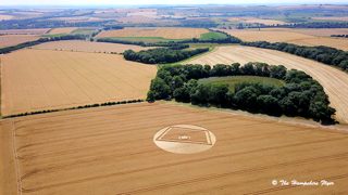 aerial of Gurston Ashes from ccc
