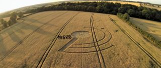 aerial of Barnsley from ccc