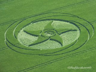 aerial of Silbury Hill from ccc