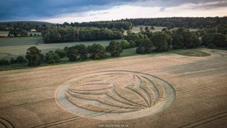 aerial of Bishopstrow from ccc