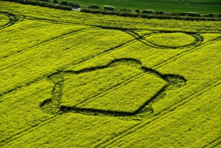 aerial of Hill Barn