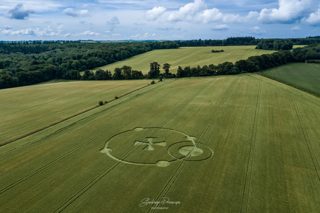 aerial of Wilton from ccc