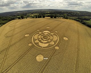 aerial of Merstham from ccc