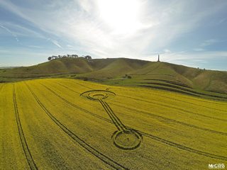 aerial of Cherhill