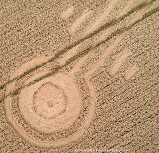 aerial of Harbury from ccc