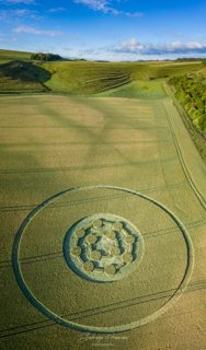 aerial of Easton Royal
