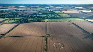 aerial of Stoke Charity from ccc