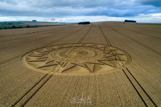aerial of Roundway Hill from ccc
