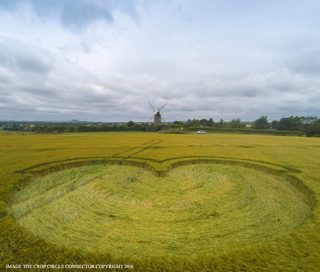 aerial of Wilton Windmill