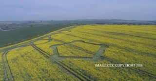 aerial of Hill Barn from ccc