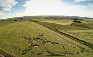 aerial of Avebury