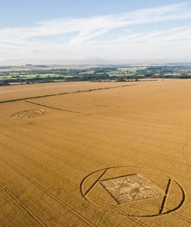 aerial of Etchilhampton from ccc