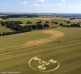 aerial of Coneybury Hill from ccc