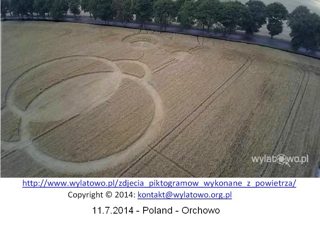 aerial of Orchowie (province. Wielkopolska)