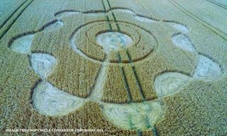 aerial of Avebury from ccc