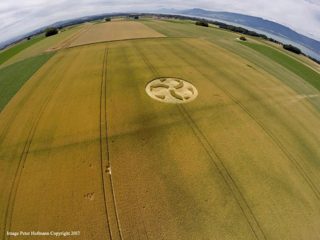 aerial of Delley-Portalban