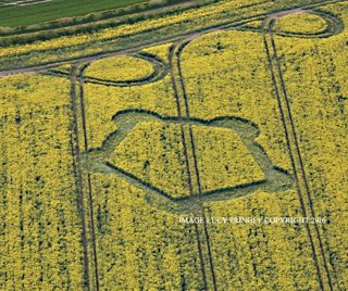 aerial of Hill Barn from ccc