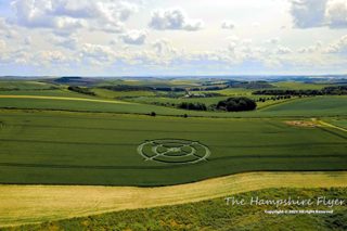 aerial of Hackpen Hill