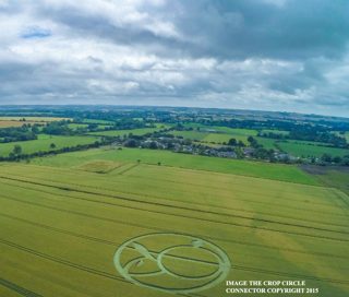 aerial of Alton Barnes from ccc