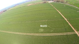 aerial of Barbury Hill from ccc