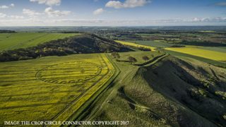 aerial of Oliver's Castle