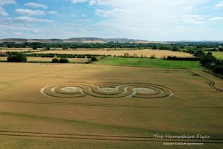 aerial of Bishops Cannings from ccc