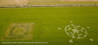 aerial of Winterbourne Stoke