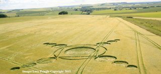 aerial of Avebury from ccc