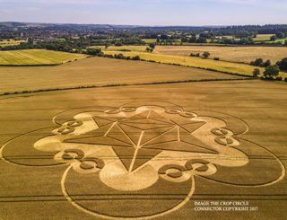 aerial of Cley Hill from ccc