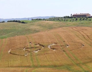 aerial of Castelnuovo Berardenga