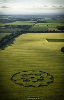 aerial of Crawley Down from ccc