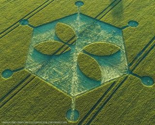aerial of Yarnbury Castle from ccc