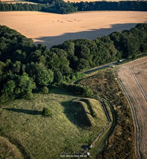 aerial of Tidcombe from ccc