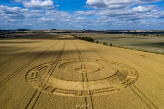 aerial of Etchilhampton from ccc