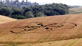 aerial of Castelnuovo Berardenga