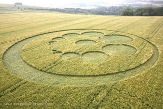 aerial of Tidcombe Down from ccc