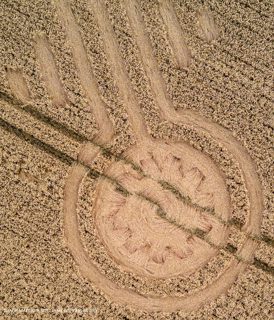 aerial of Harbury from ccc