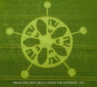 aerial of Winterbourne Stoke from ccc