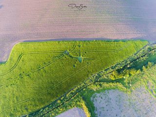 aerial of Venton Farm