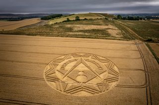 aerial of Etchilhampton from ccc