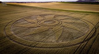aerial of Etchilhampton from ccc