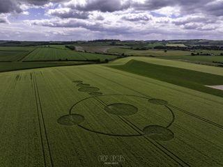 aerial of Wilton Windmill