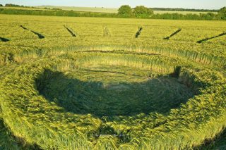 aerial of Sixpenny Handley from ccc