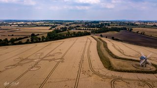 aerial of Harbury from ccc