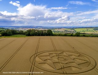 aerial of Rollright Stones from ccc