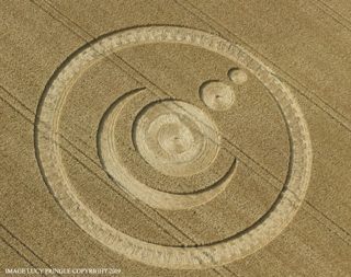 aerial of Cley Hill from ccc