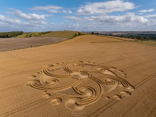 aerial of Etchilhampton from ccc