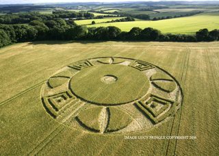 aerial of Wylye from ccc