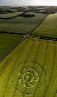 aerial of Owlesbury from ccc